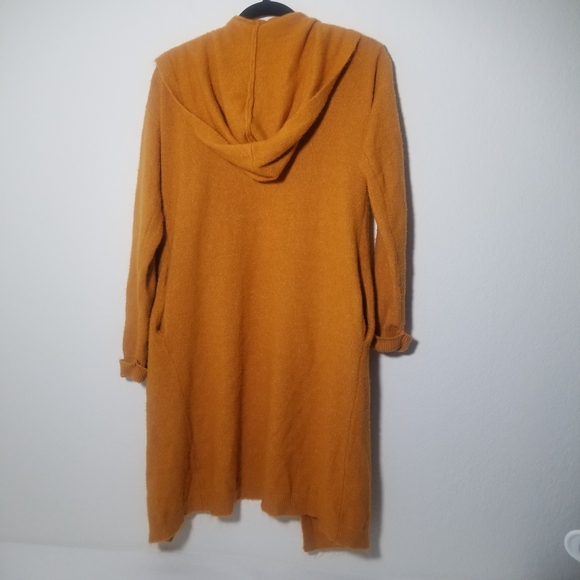Forever 21 Mustard Hooded Cardigan - Picture 2 of 3